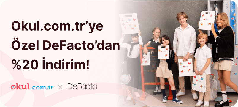 Defacto Okul.com.tr İşbirliği