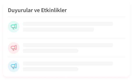 Duyuru ve Etkinliklerinizi Paylaşın